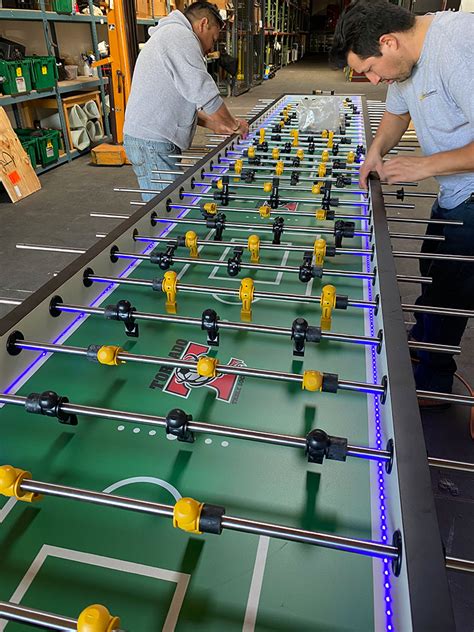 foosball table player layout